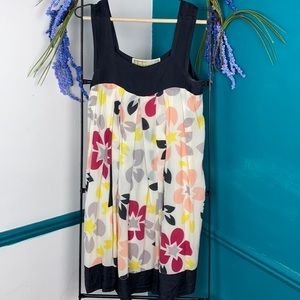 Johnny Was graphic print flowy dress